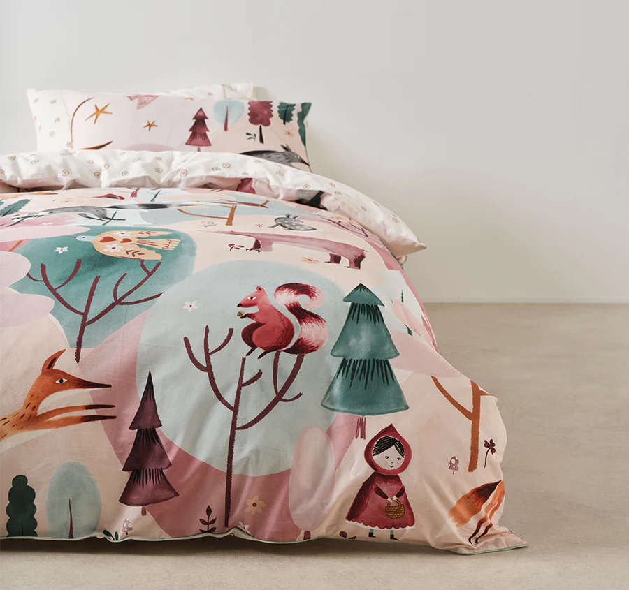 Folk Woodland Quilt Cover Set Range - Image 3