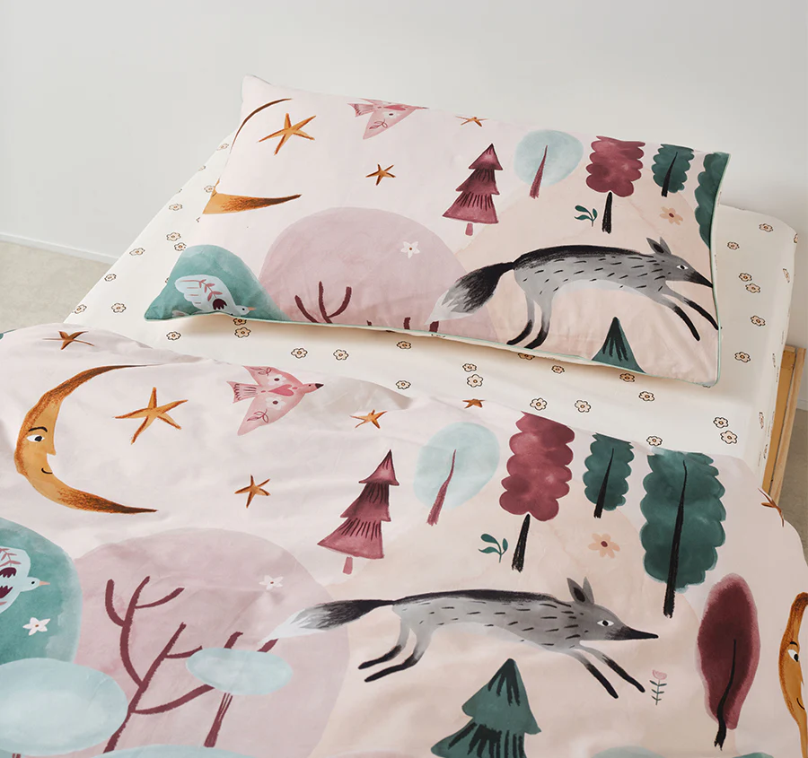 Folk Woodland Quilt Cover Set Range - Image 4