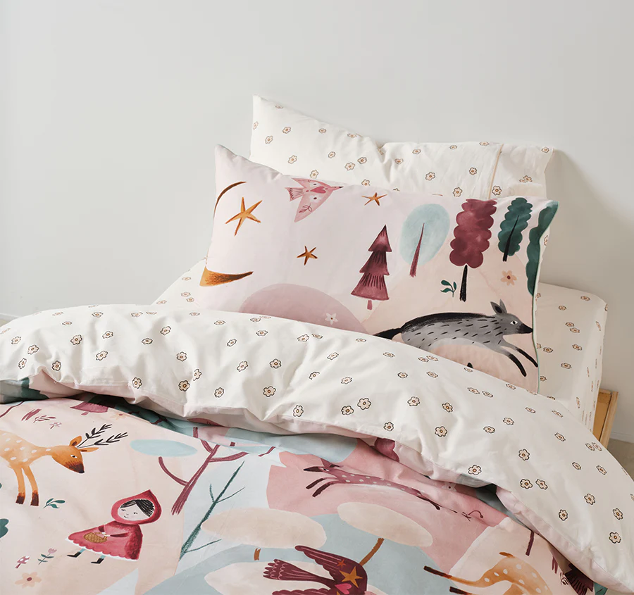 Folk Woodland Quilt Cover Set Range - Image 6