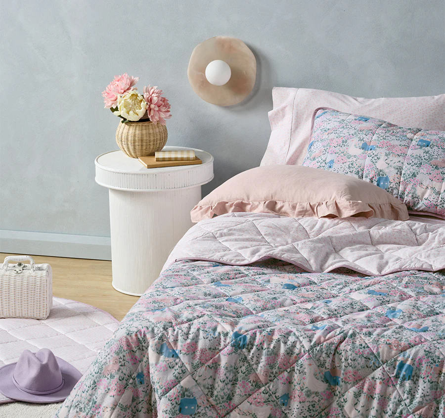 Lottie Single to King Single Bed Coverlet Set Multi - Image 6