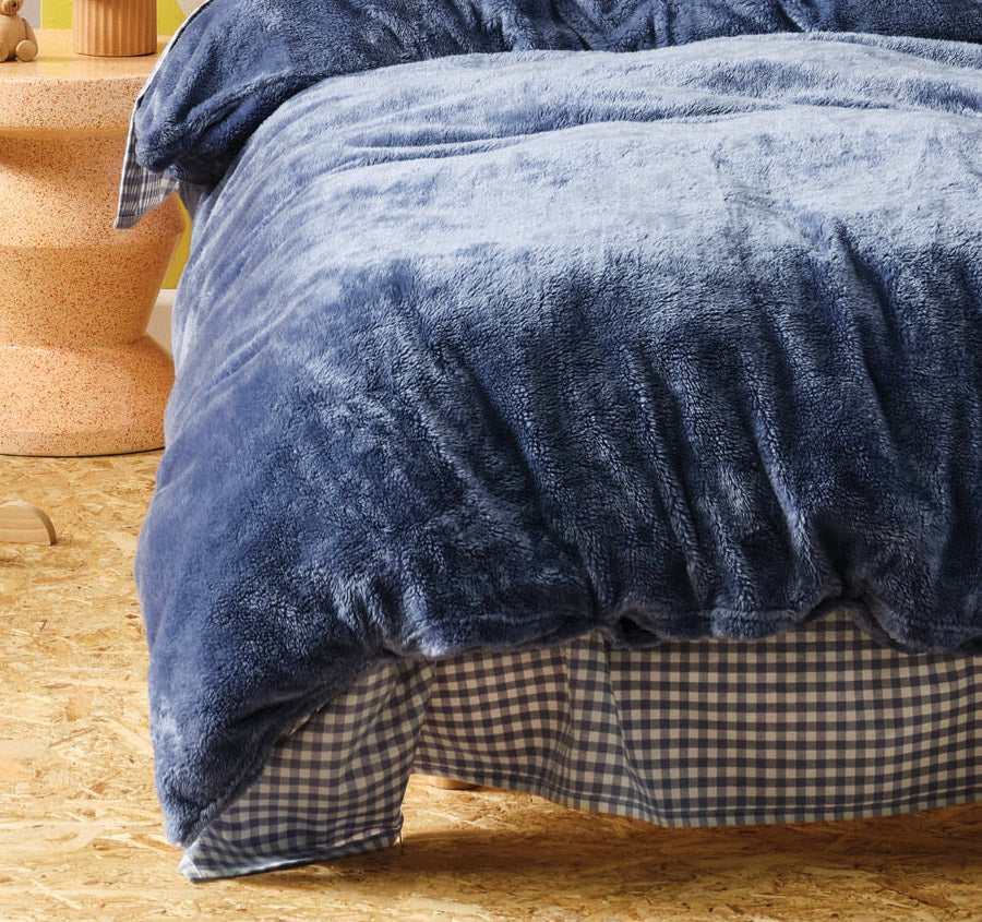 Milly Quilt Cover Set Range Dark Blue - Image 3