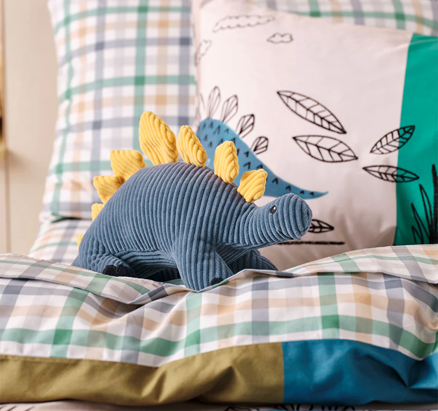 Novelty Filled Cushion Sal Stegosaurus Blue - Image 4