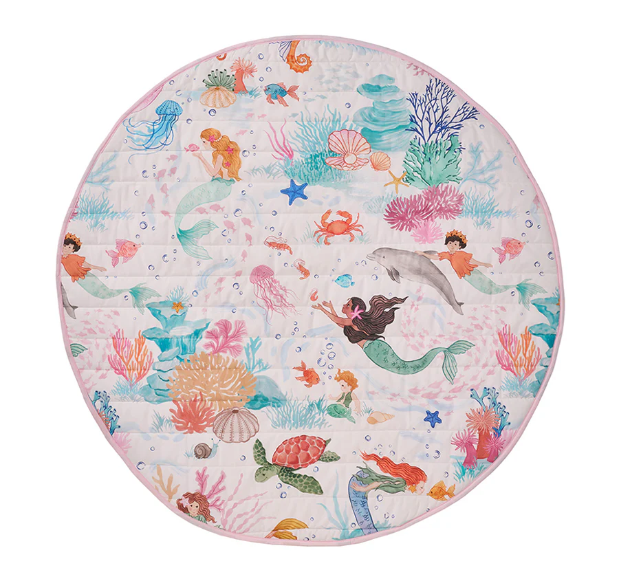 Ocean Magic 120cm Round Playmat Blue