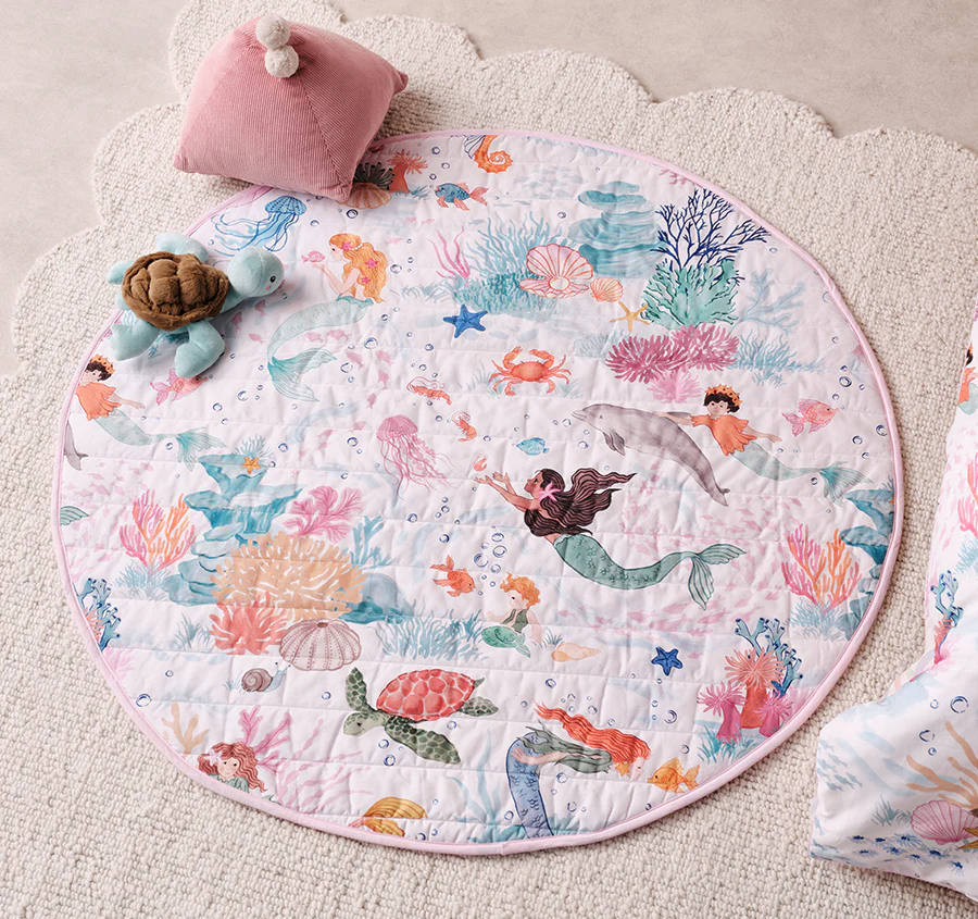 Ocean Magic 120cm Round Playmat Blue - Image 4