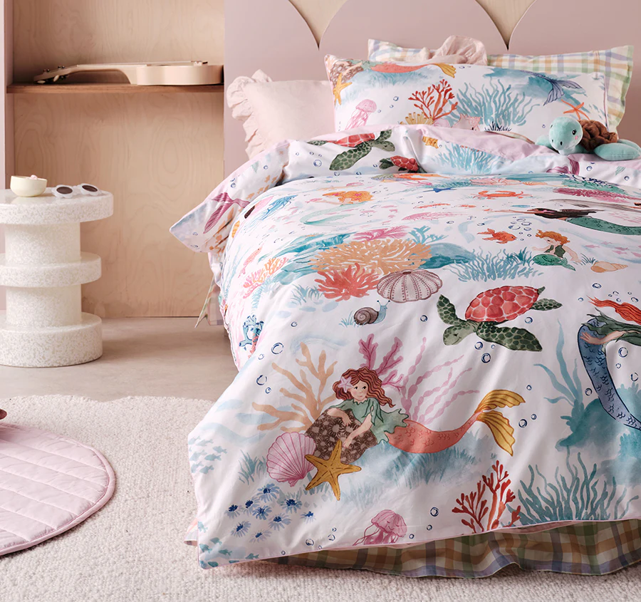 Ocean Magic Quilt Cover Set Range Blue - Image 6