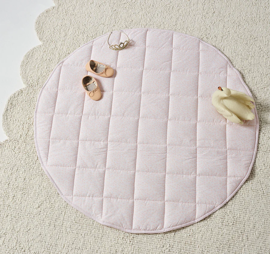 Swan Lake 120cm Round Playmat Blush - Image 5
