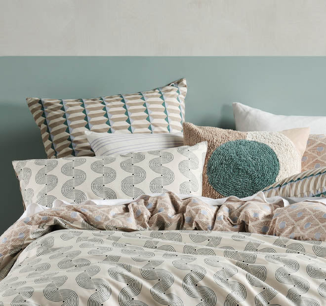 Aida Quilt Cover Set Range Sky - Image 4