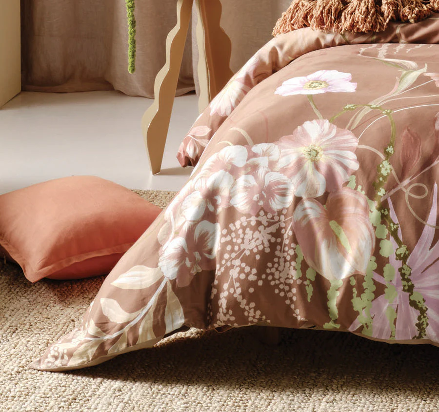 Bobbi Quilt Cover Set Range Clay - Image 3