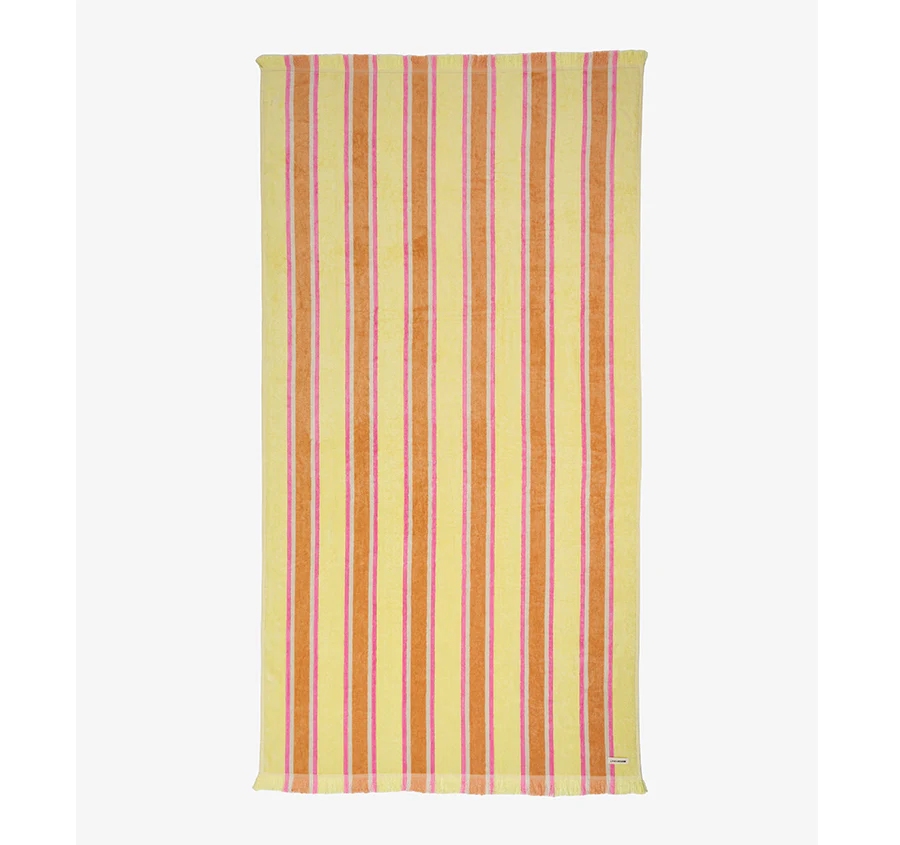 Brazil 95x175cm Beach Towel Yellow