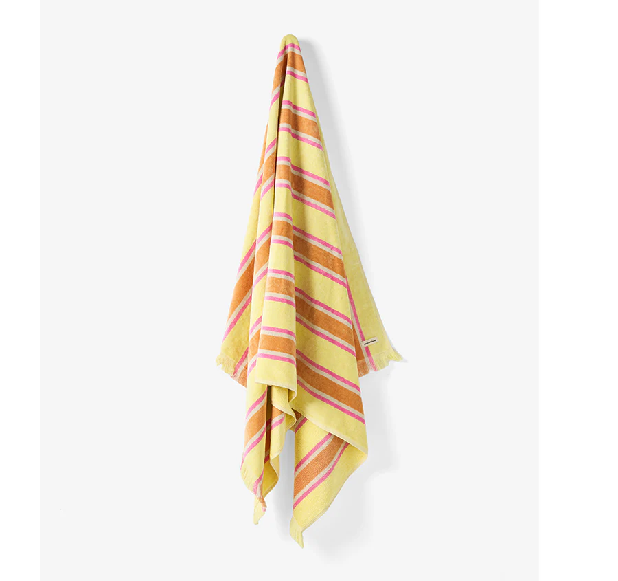 Brazil 95x175cm Beach Towel Yellow - Image 3