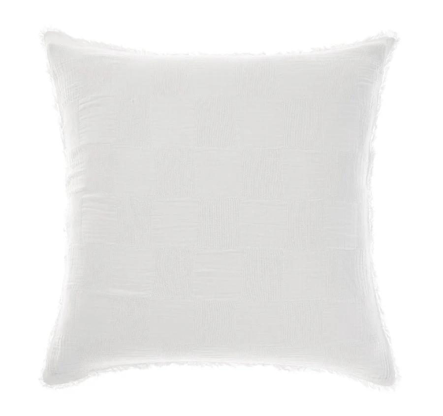 Capri European Pillowcase White
