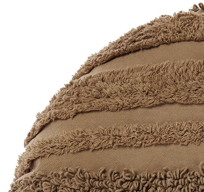 Carter 45cm Round Filled Cushion Timber - Image 2