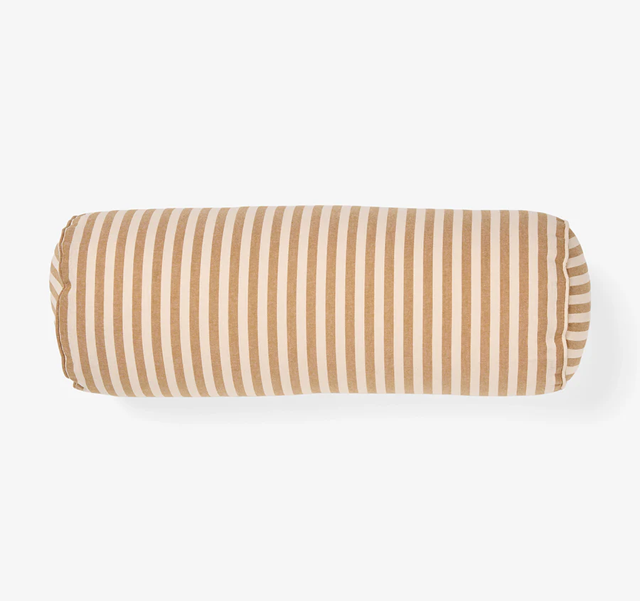 Classic Stripe 15x40cm Bolster Nutmeg