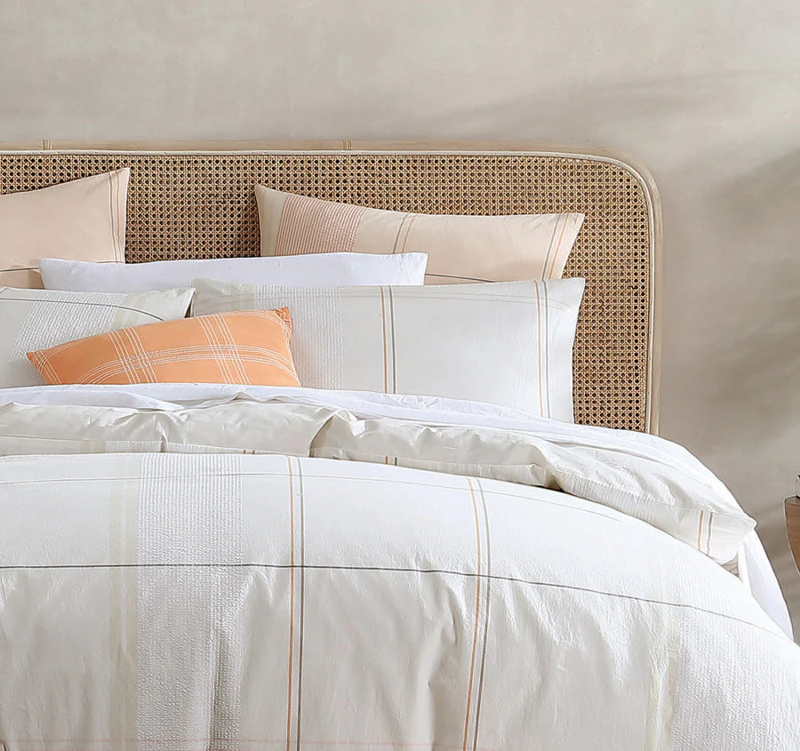 Cobain Quilt Cover Set Range Vanilla - Image 4