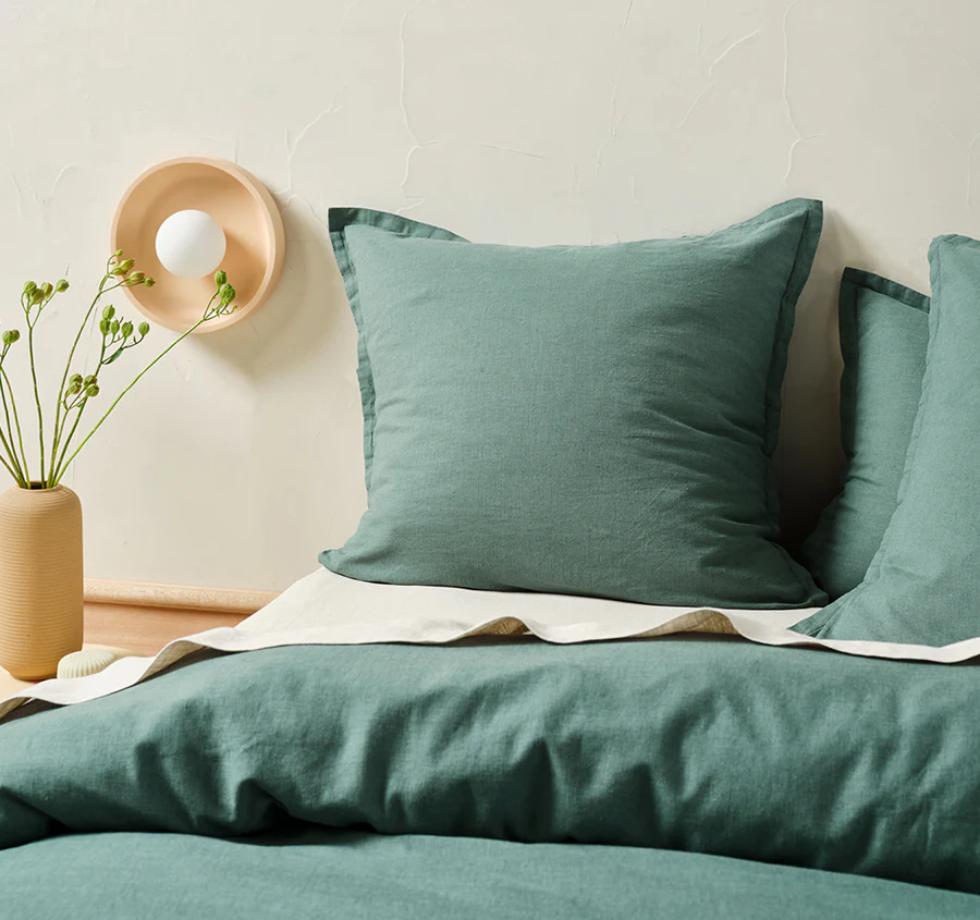 Connie European Pillowcase Pine - Image 3