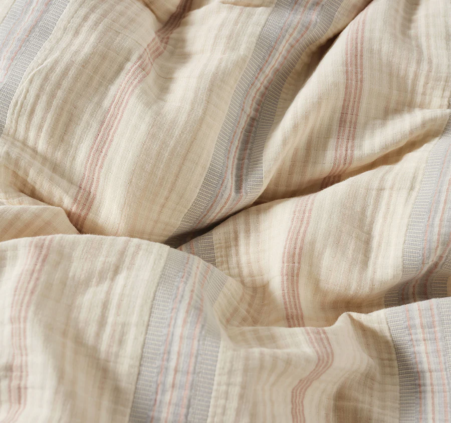 Coolum Quilt Cover Set Range Silver - Image 2