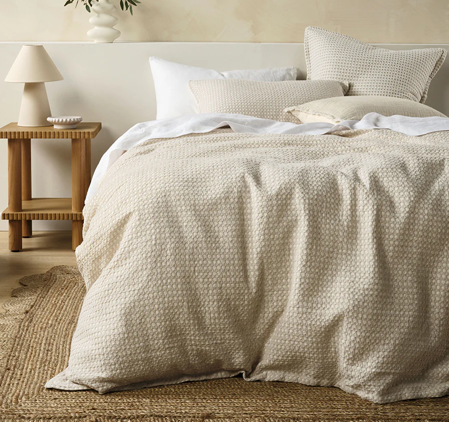 Cotswold Quilt Cover Set Range Oat - Image 6