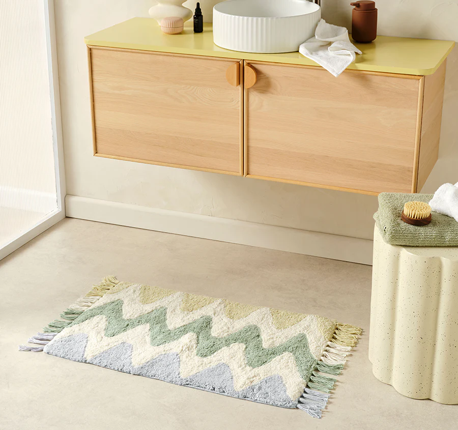 Dilara 50x80cm Bath Mat Seaglass - Image 3