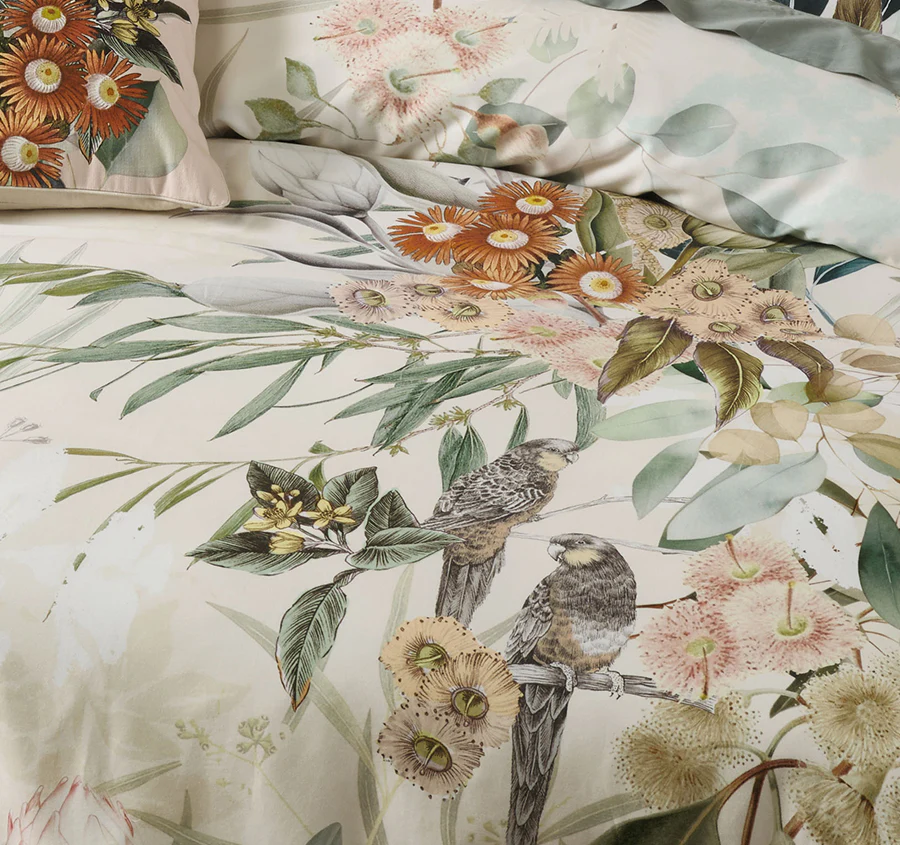 Eucalyptus Garden Quilt Cover Set Range Multi - Image 2