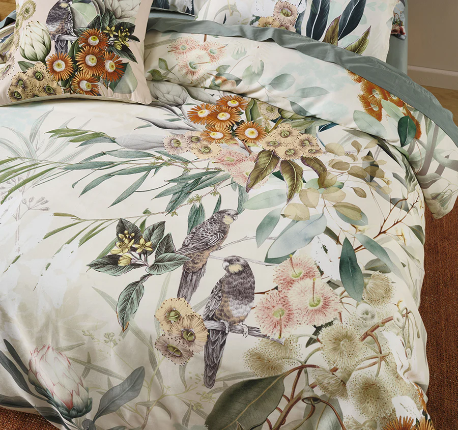 Eucalyptus Garden Quilt Cover Set Range Multi - Image 5