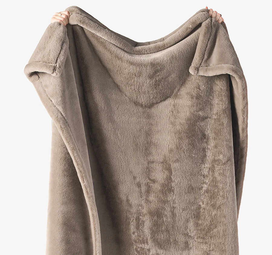 Evora 130x170cm Throw Rug Mushroom - Image 2