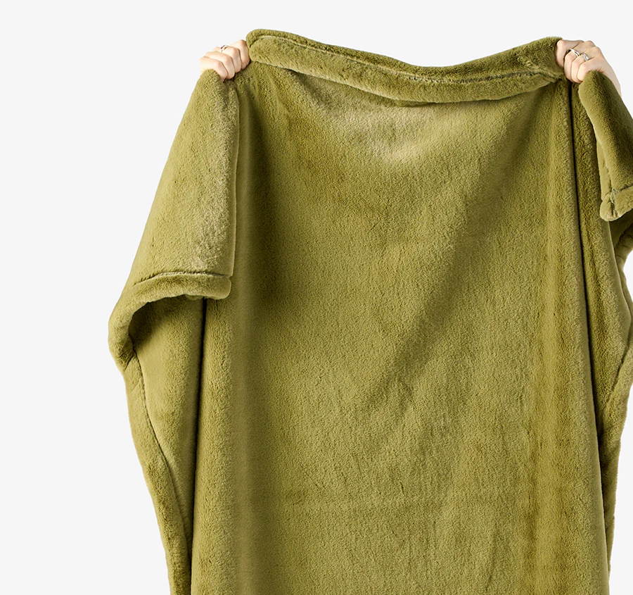 Evora 130x170cm Throw Rug Olive - Image 2