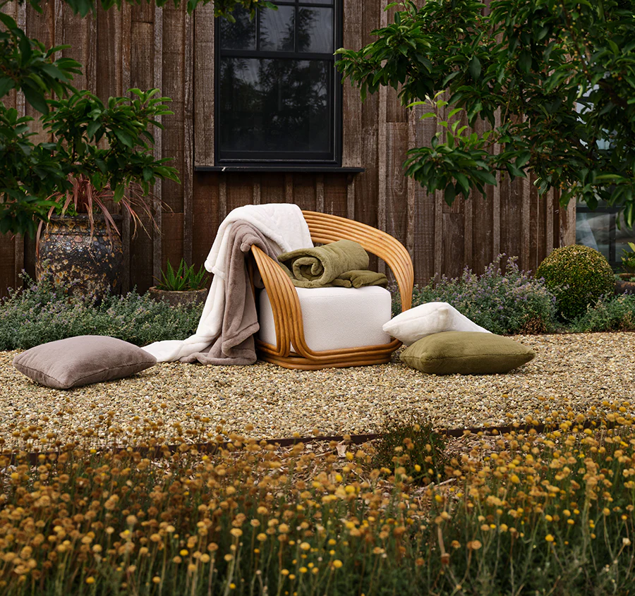 Evora 40x60cm Filled Cushion Mushroom - Image 3