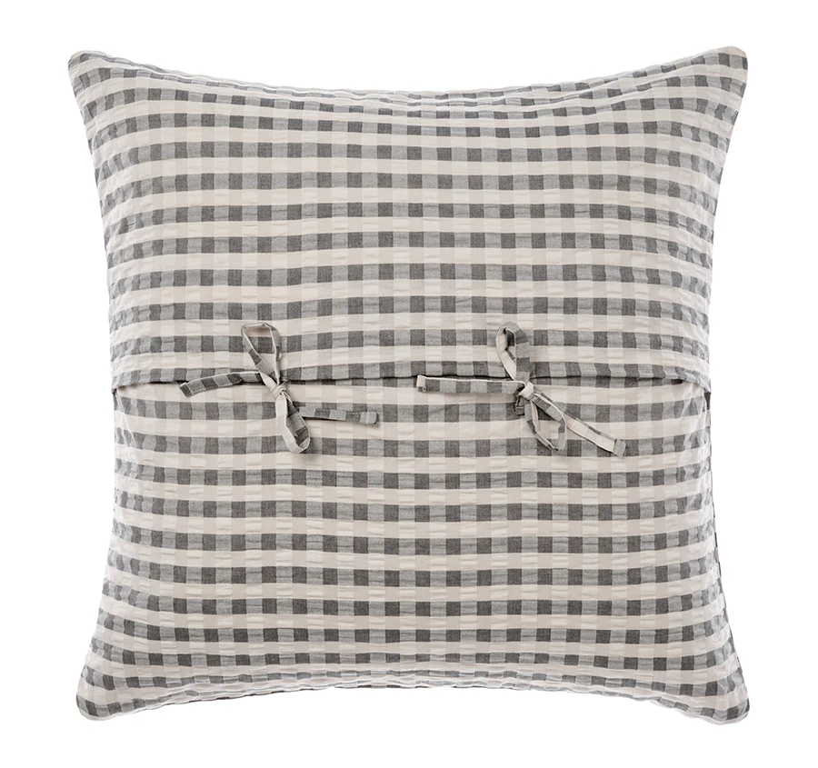 Ferrara European Pillowcase Charcoal - Image 4