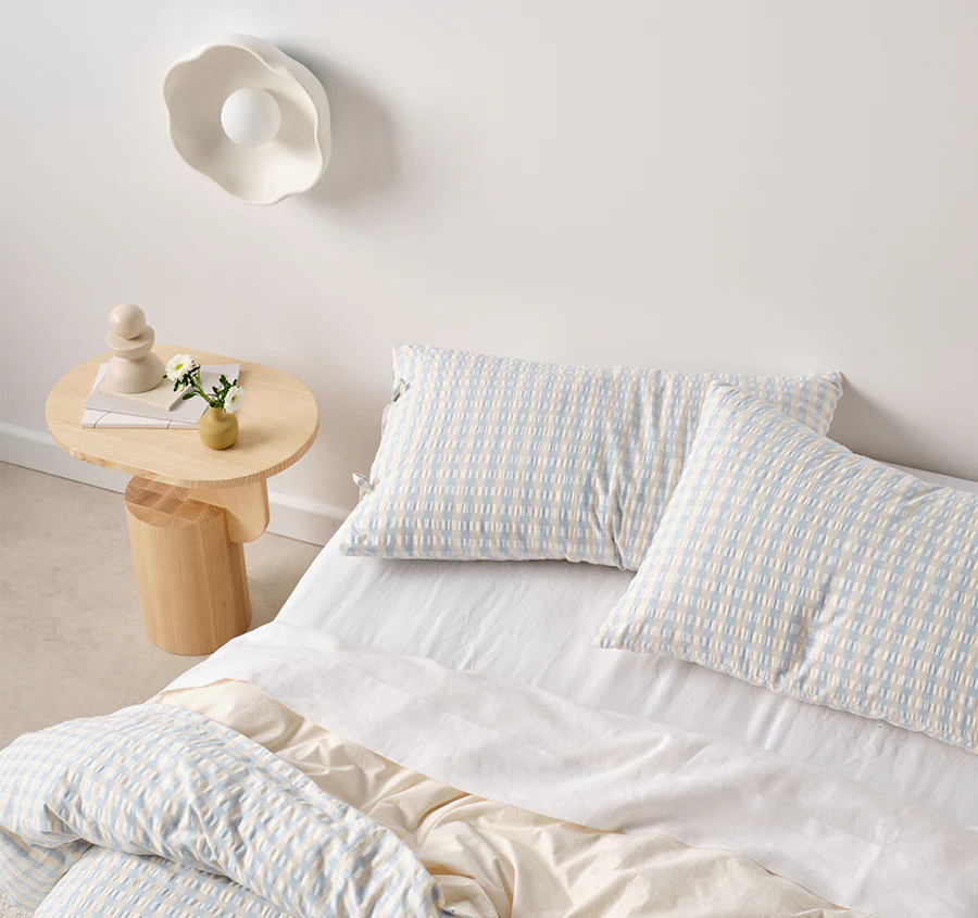 Ferrara Quilt Cover Set Range Cornflower - Image 4