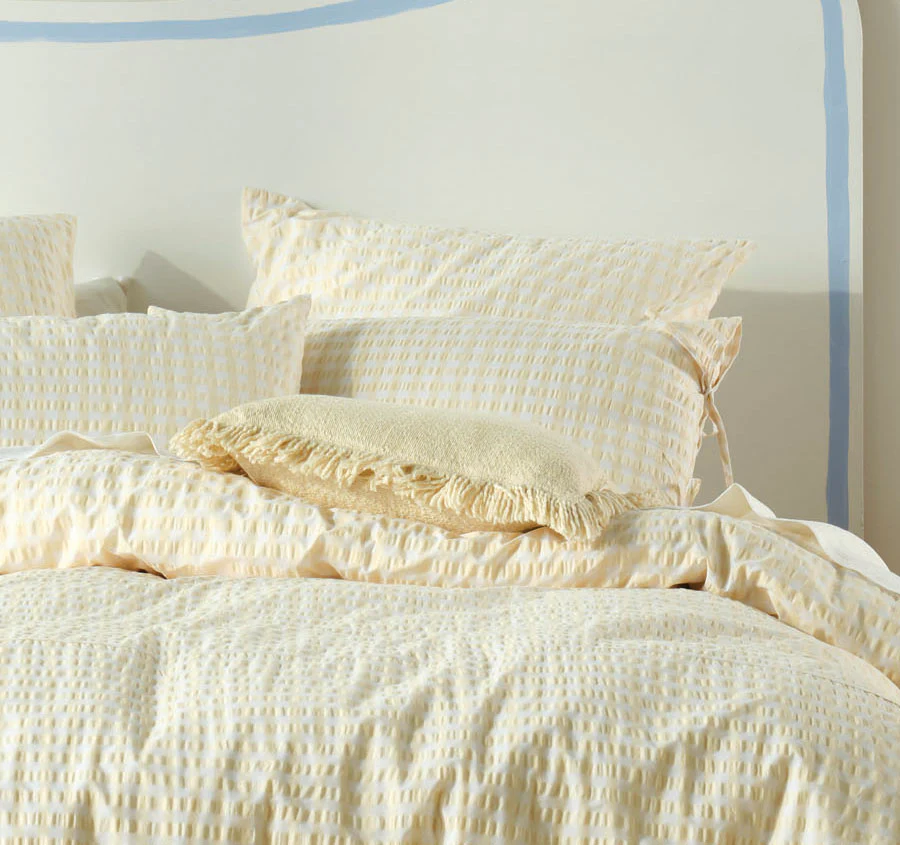 Ferrara Quilt Cover Set Range Sand - Image 4