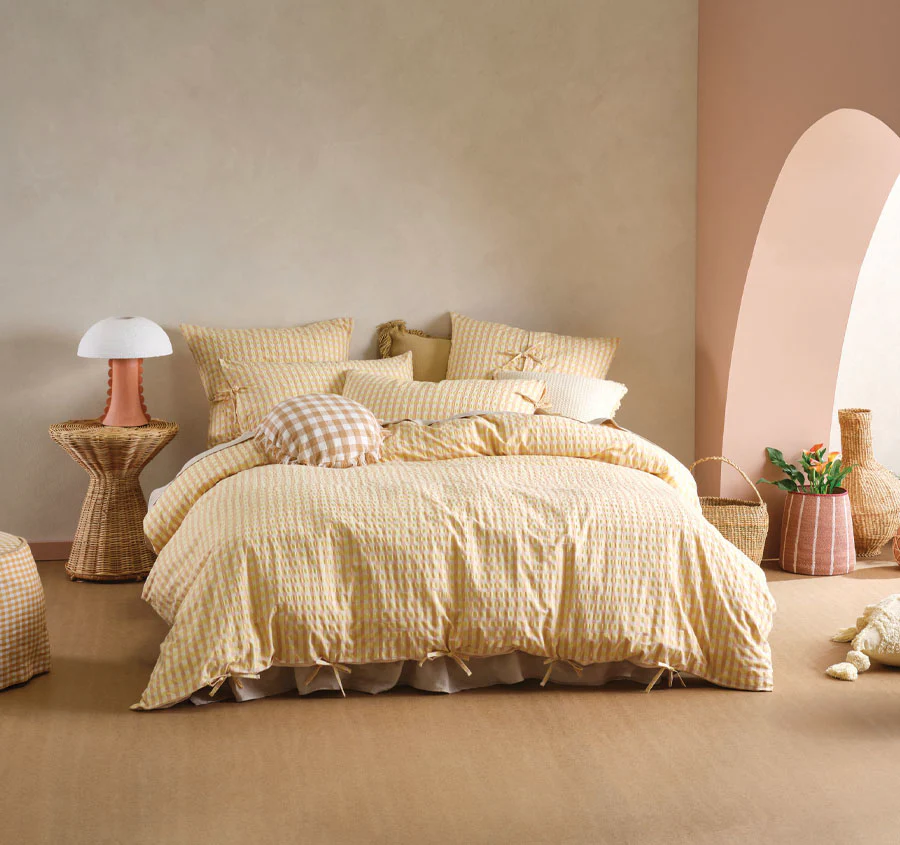 Ferrara Quilt Cover Set Range Sun