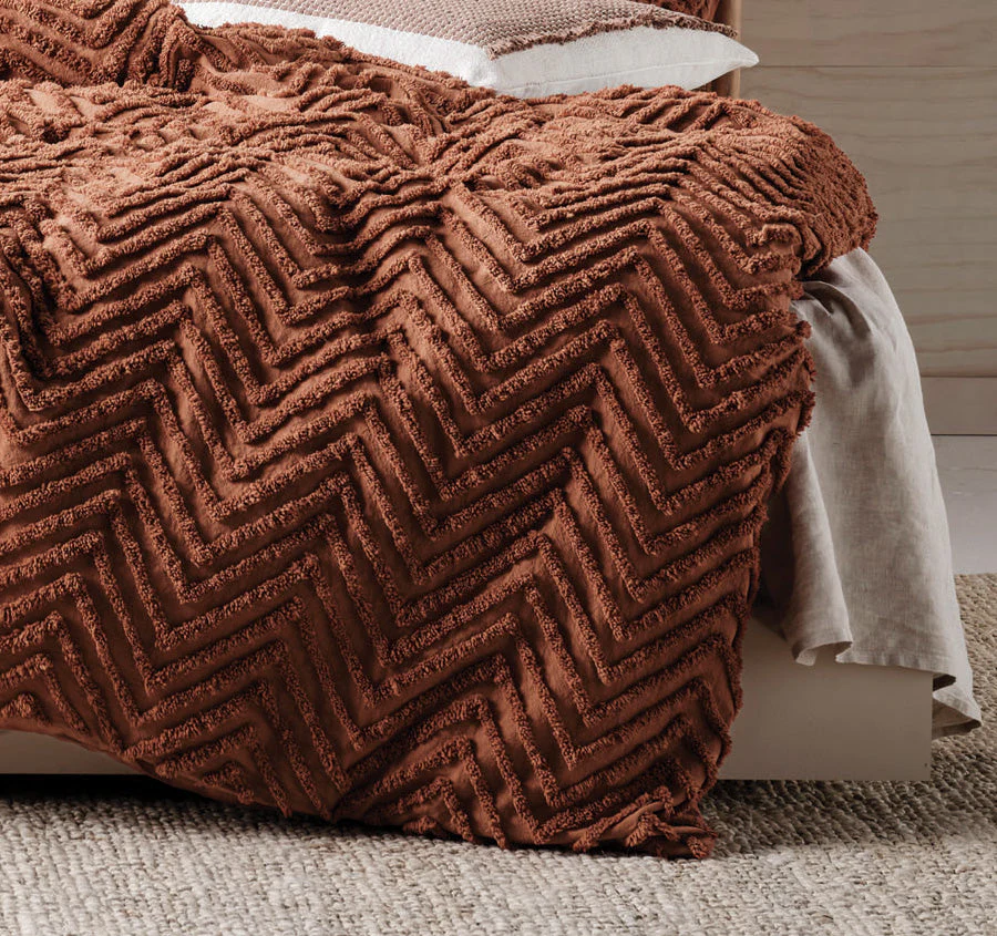 Fog Quilt Cover Set Range Cinnamon - Image 3