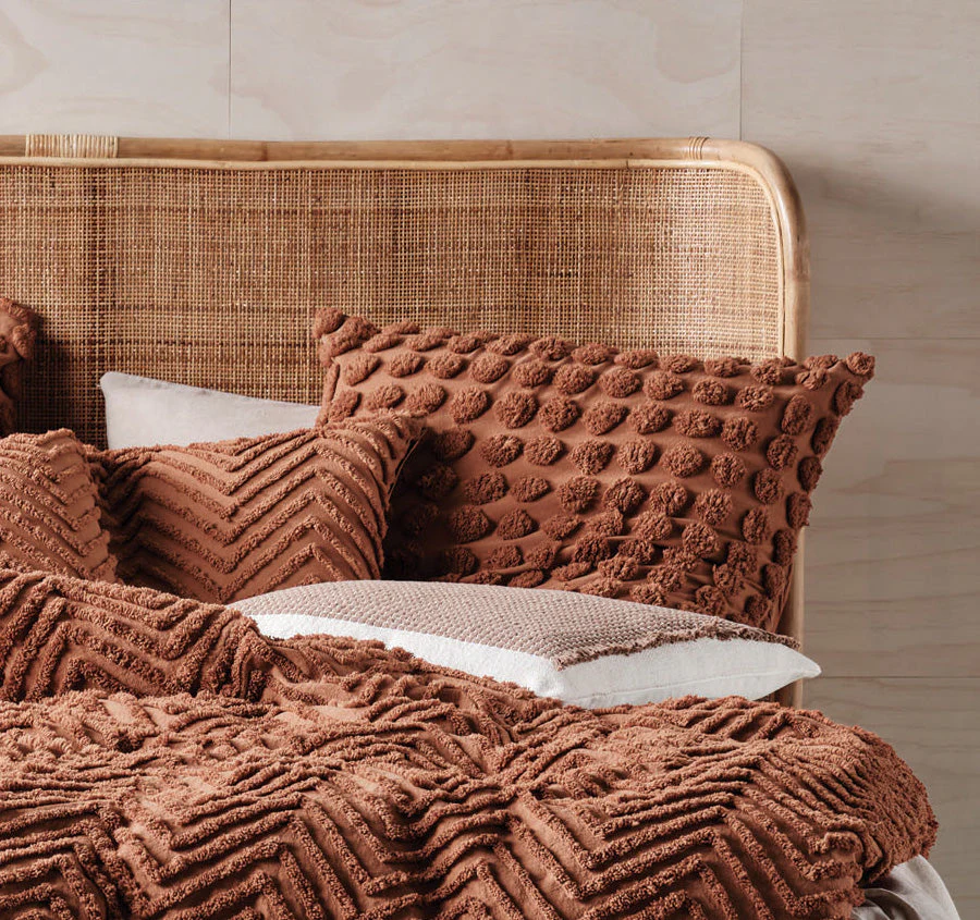 Fog Quilt Cover Set Range Cinnamon - Image 4