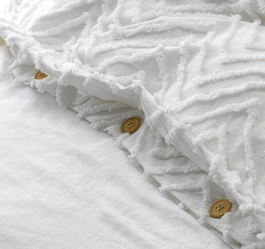Fog Quilt Cover Set Range White - Image 4