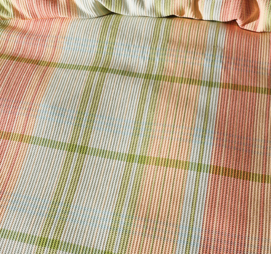 Geena Quilt Cover Set Range Green Apple - Image 2