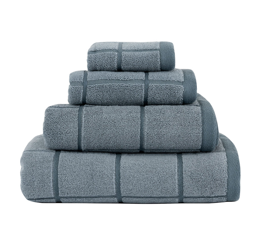 Geneva 550GSM Cotton Bath Towel Range Bluesteel