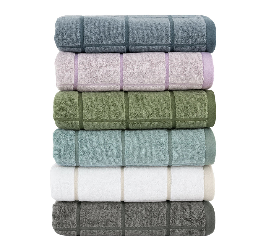 Geneva 550GSM Cotton Bath Towel Range Bluesteel - Image 4