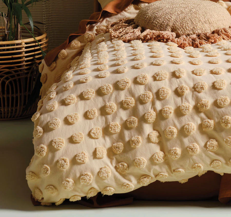 Haze Quilt Cover Set Range Pale Peach - Image 3