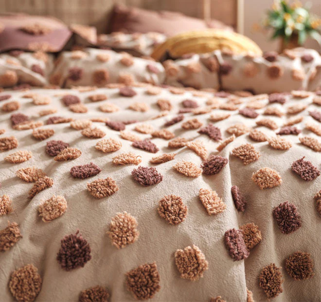 Haze Quilt Cover Set Range Pecan - Image 2