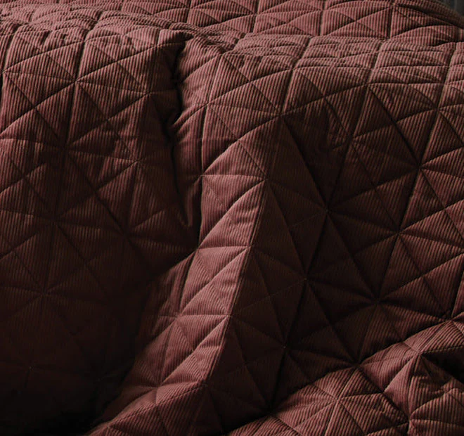 Heath Quilt Cover Set Range Chocolate - Image 2