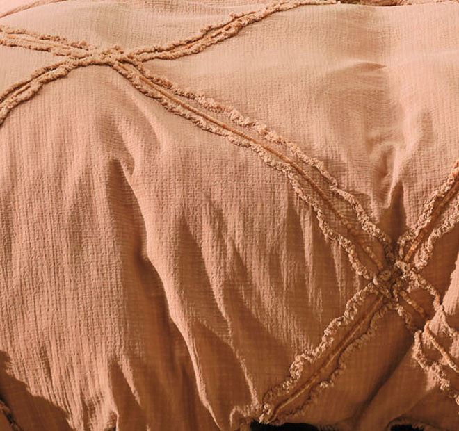 Heather Quilt Cover Set Range Brandy - Image 2