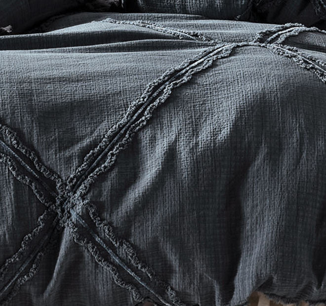 Heather Quilt Cover Set Range Slate - Image 2