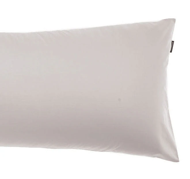 Hotel Augusta 500THC Cotton Sateen Body Pillowcase Grey - Image 2