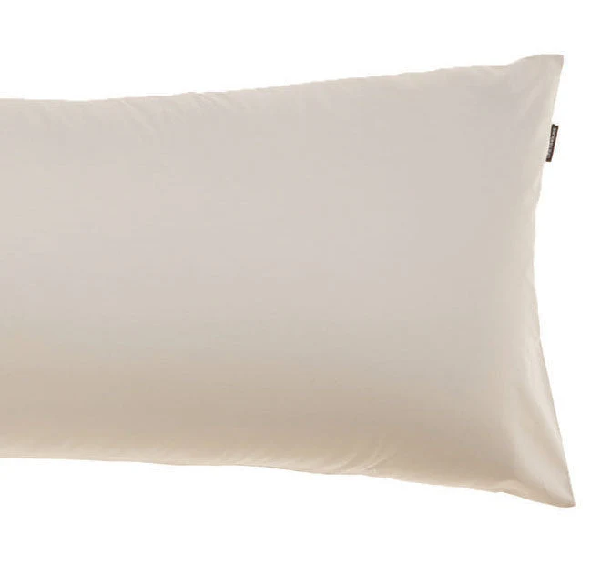Hotel Augusta 500THC Cotton Sateen Body Pillowcase Taupe - Image 2