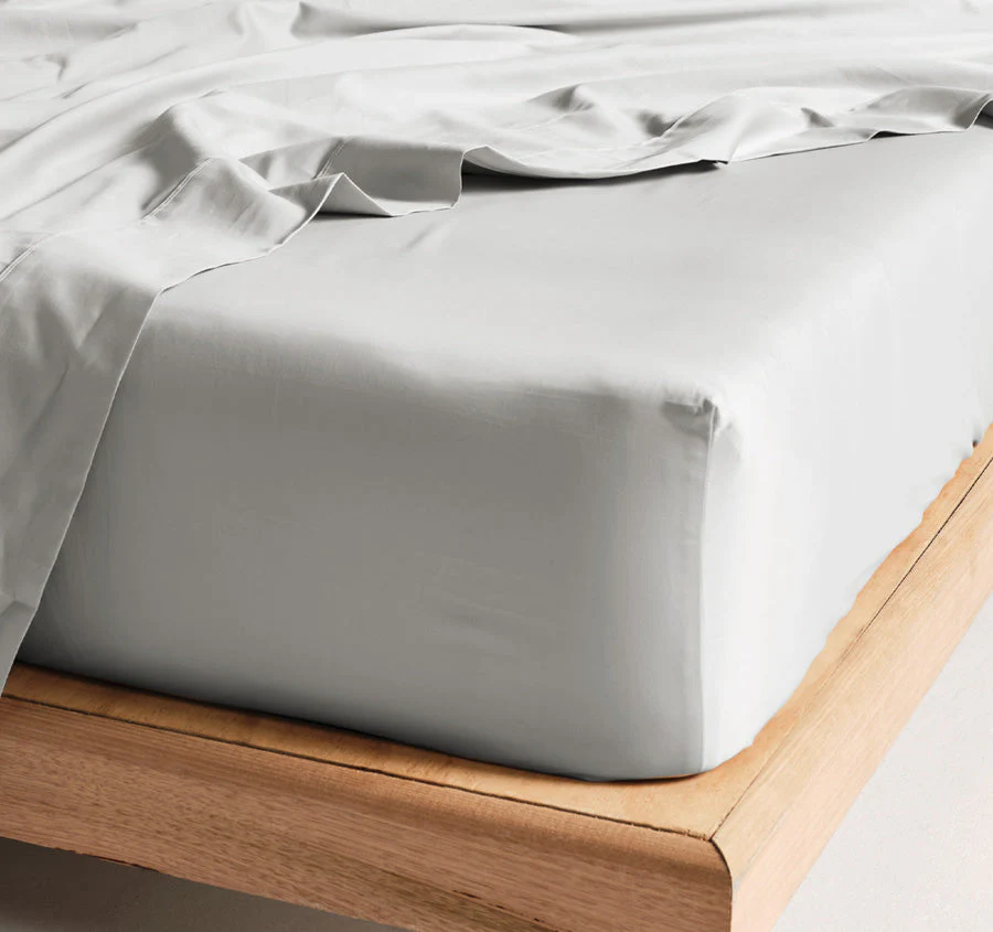 Hotel Augusta 500THC Cotton Sateen Mega Sheet Set Range Grey - Image 3