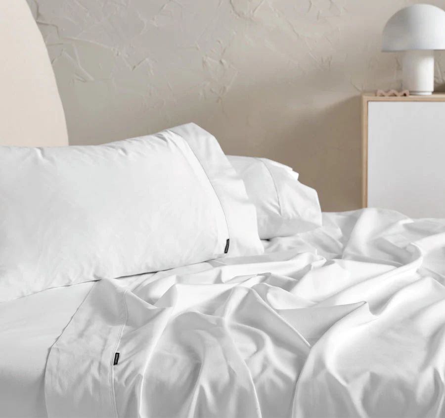 Hotel Augusta 500THC Cotton Sateen Mega Sheet Set Range White - Image 4