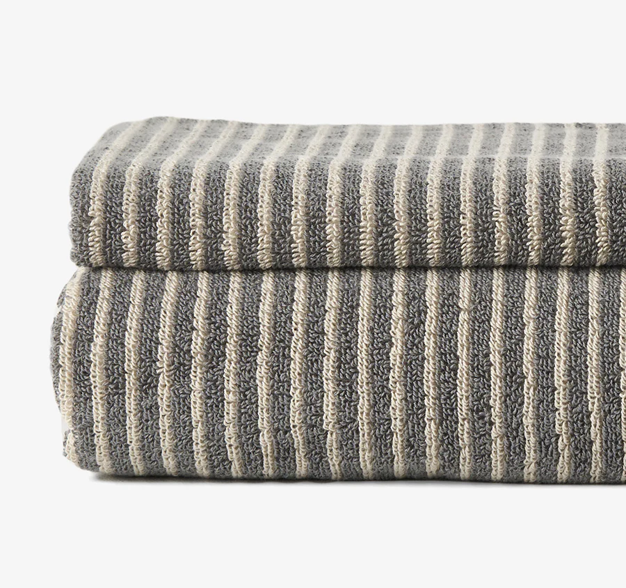 Inverloch 630GSM Cotton Bath Towel Range Shadow - Image 2
