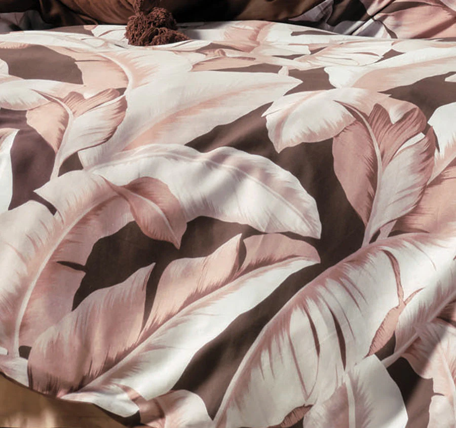 Kalena Quilt Cover Set Range Cinnamon - Image 2