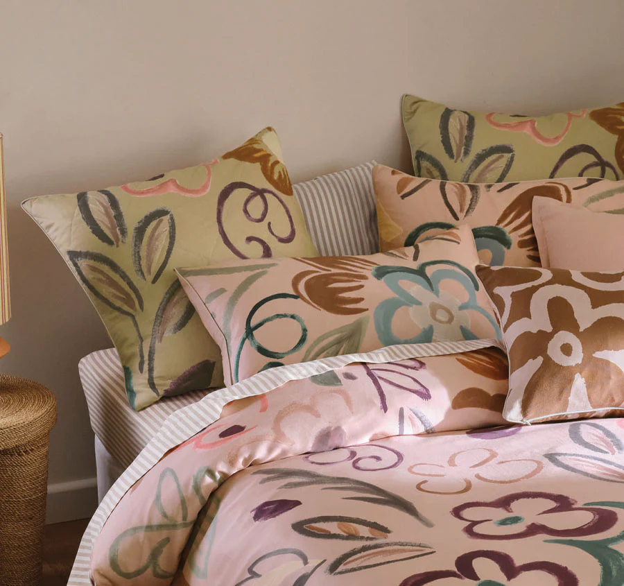 Kitta Quilt Cover Set Range Rose - Image 3