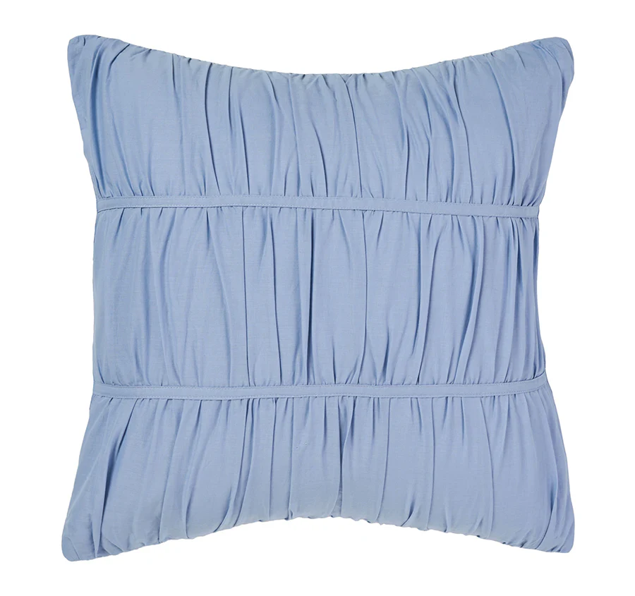 Layla European Pillowcase Bluebell